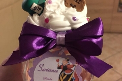 Vasetto personalizzato con soggetti tema "Alice nel Paese delle Meraviglie"