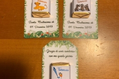 Tag personalizzati con cioccolatini